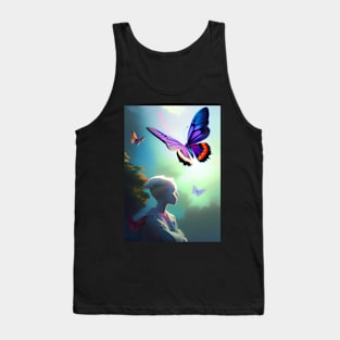 ETHEREAL BUTTERFLY PAINTING Tank Top